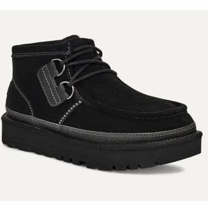 Uggs HAYDEN MOC Black Suede Ankle Boots Men 11
